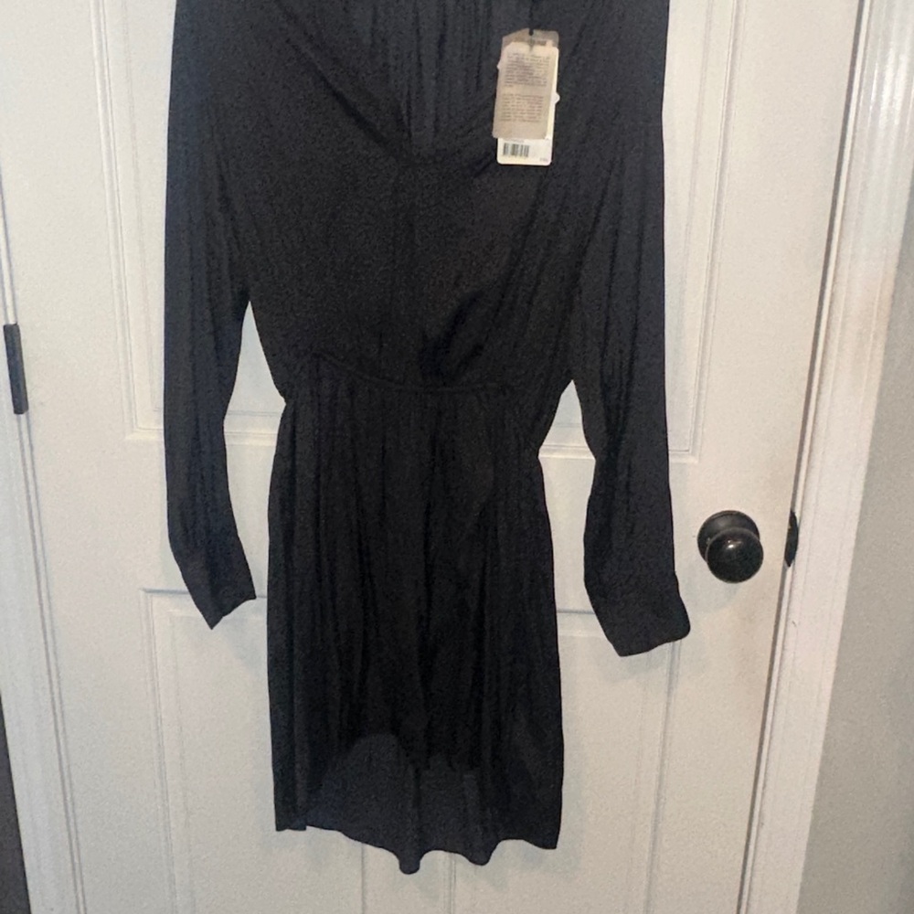 NWT Zadig and Voltaire black satin style dress retail’s $368